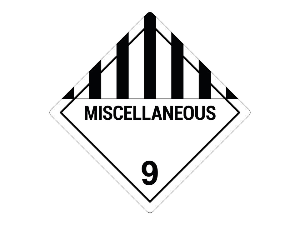 ADR klasse 9 sticker Miscellaneous
