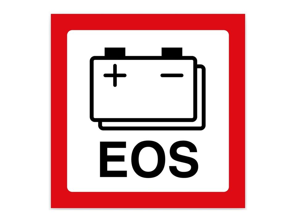 Batterij sticker EOS NEN 1010