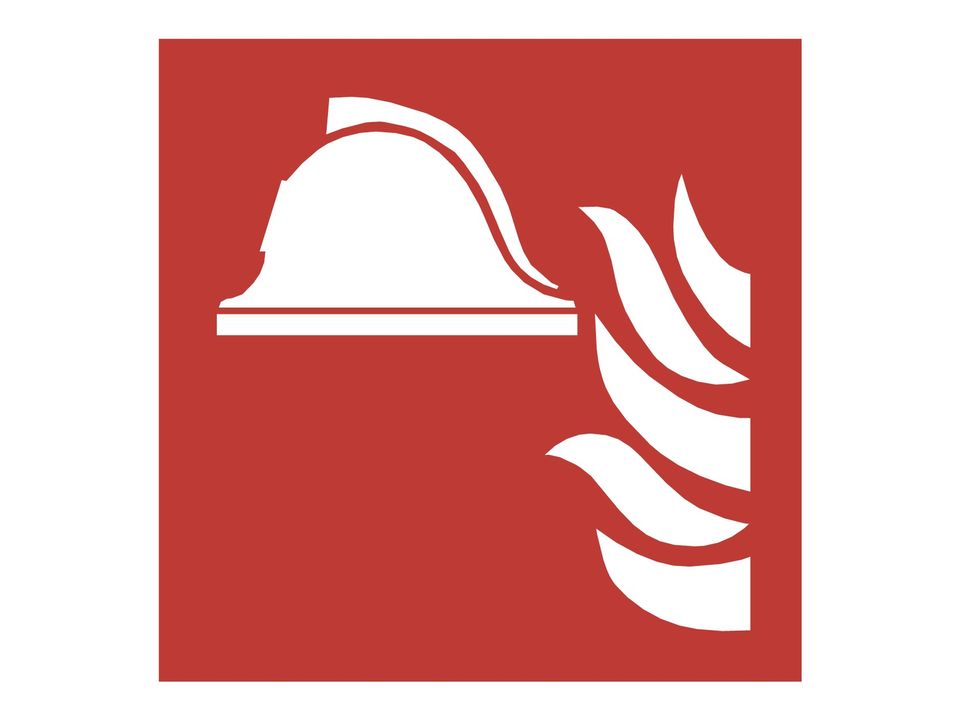 Brandbestrijdingsmateriaal sticker