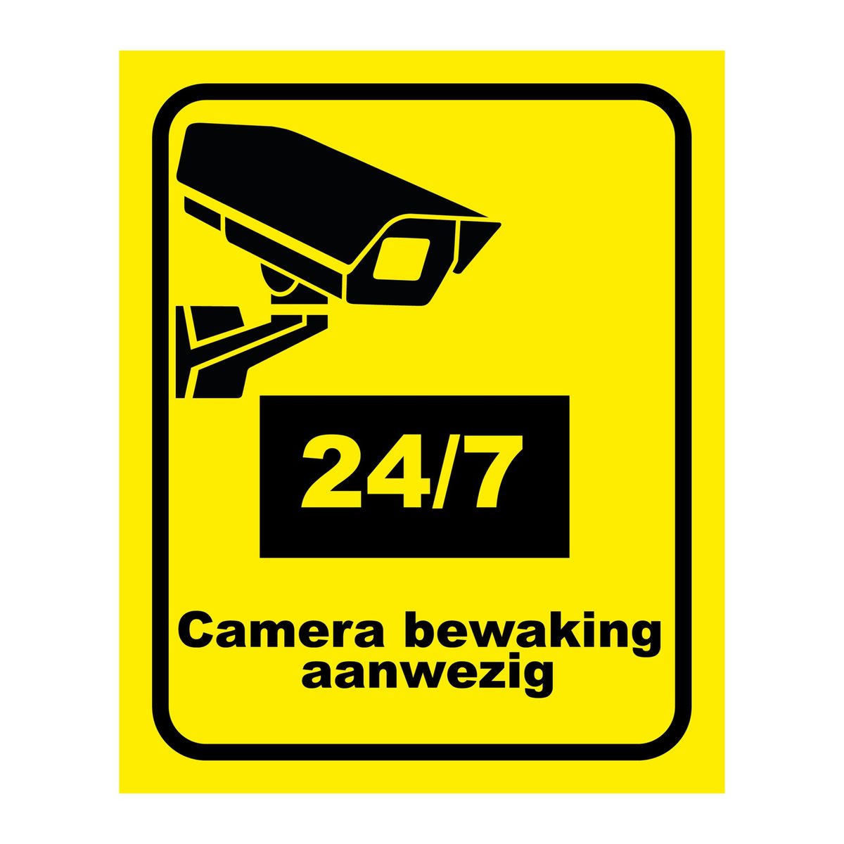 Camera Bewaking Bord 20 × 25 cm