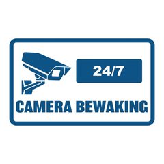 Camera bewaking sticker