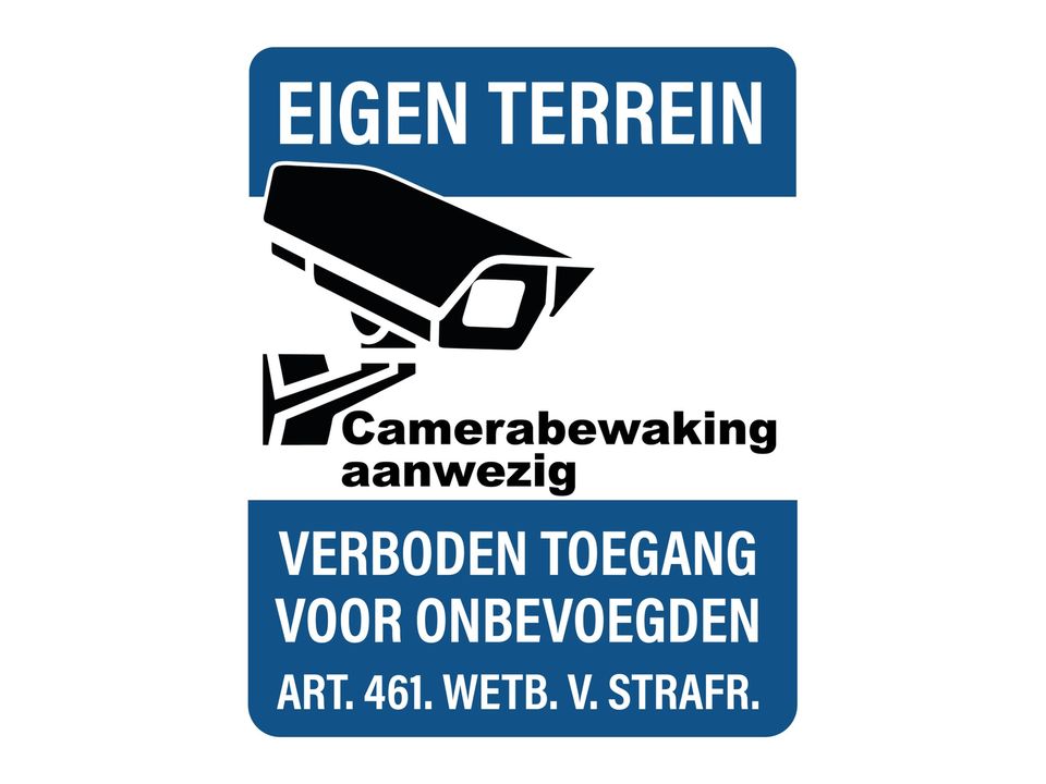 Eigen Terrein Verboden Toegang Bord
