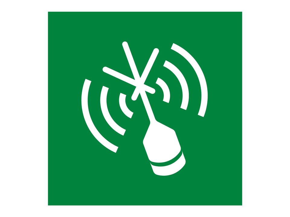 EPIRB noodbaken sticker