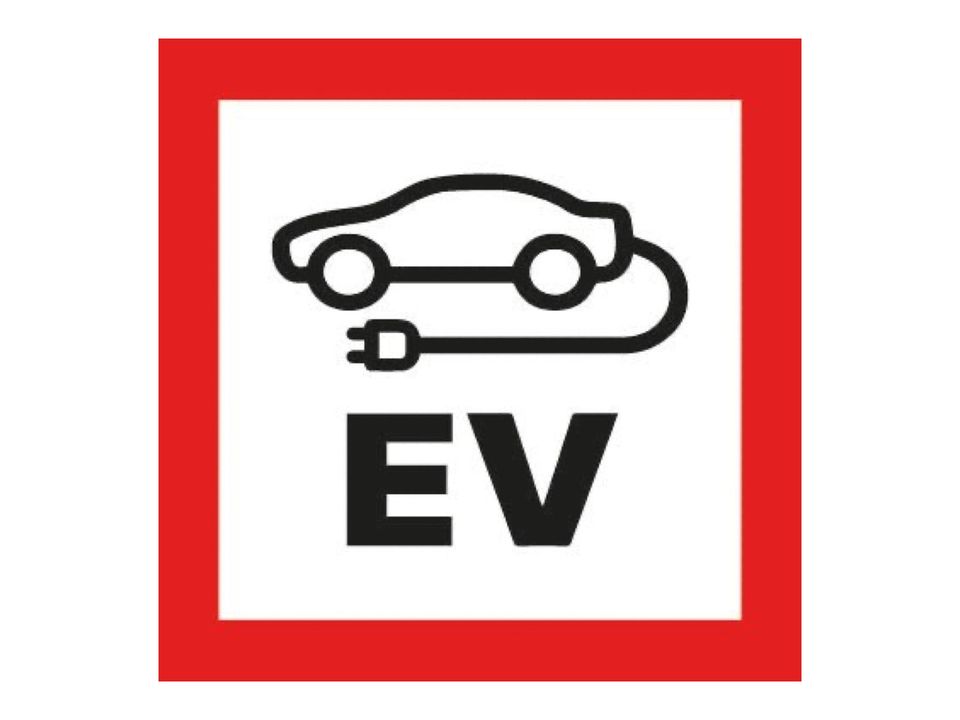 EV laadpaal sticker NEN 1010