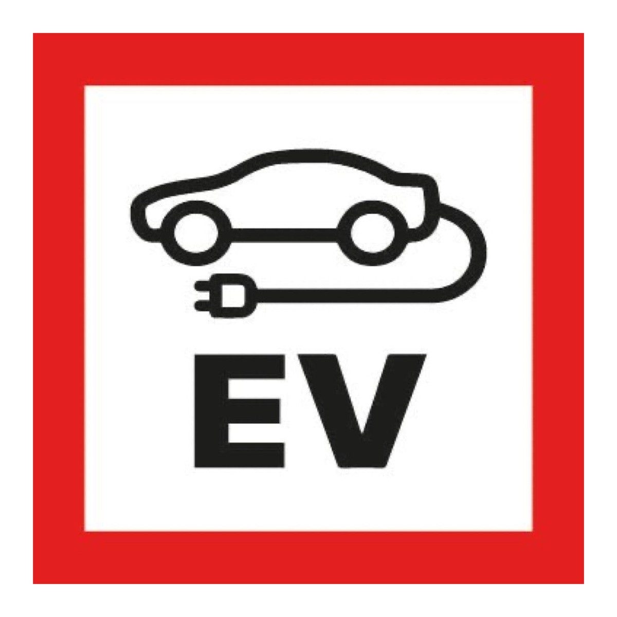 EV laadpaal sticker NEN 1010
