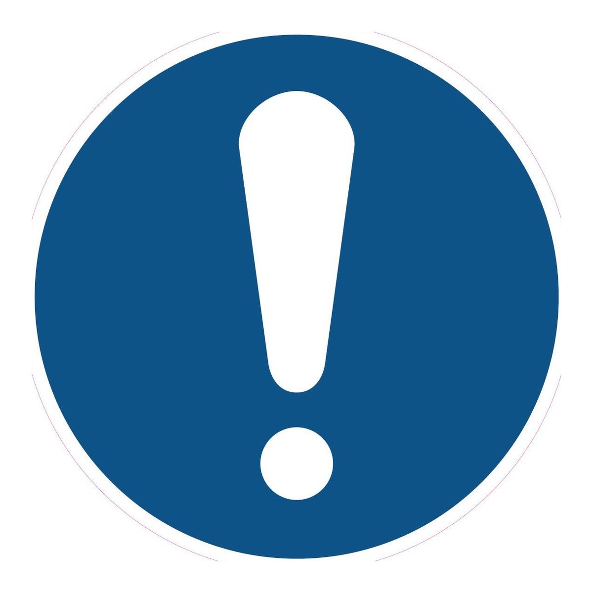 Gebodssticker Algemeen gebod (ISO 7010 M001)