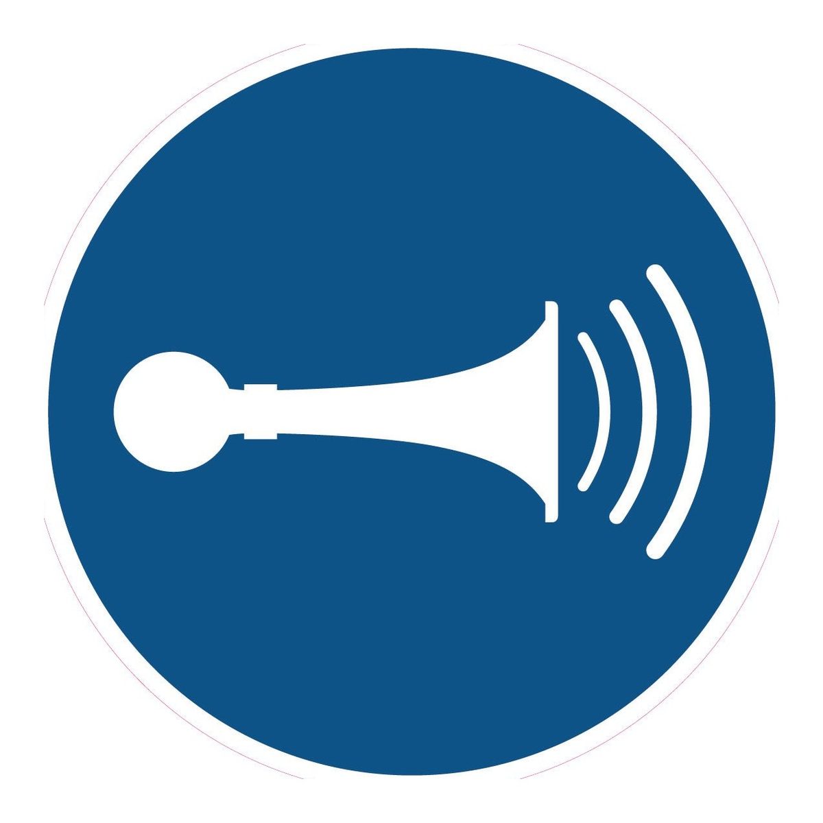 Gebodssticker Claxon gebruiken (ISO 7010 M029)