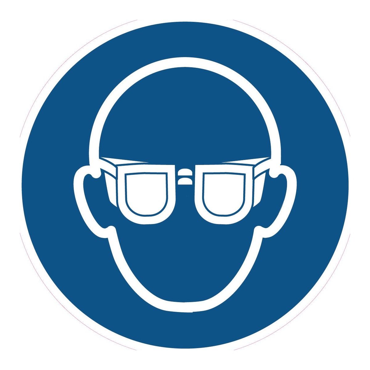 Gebodssticker Oogbescherming verplicht (ISO 7010 M004)