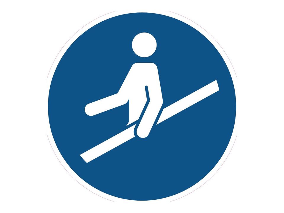 Gebodssticker Reling gebruiken