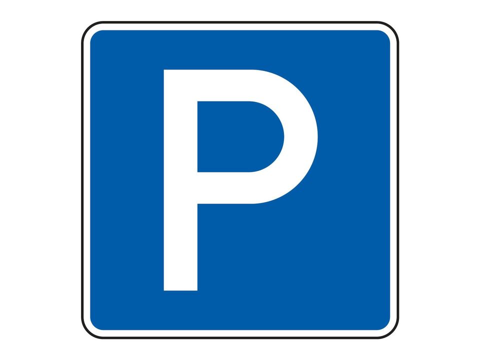 Hier Parkeren Sticker