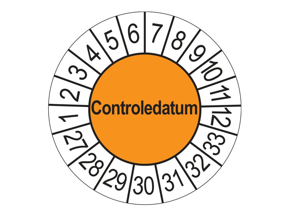 Keuringsstickers Controledatum 2027