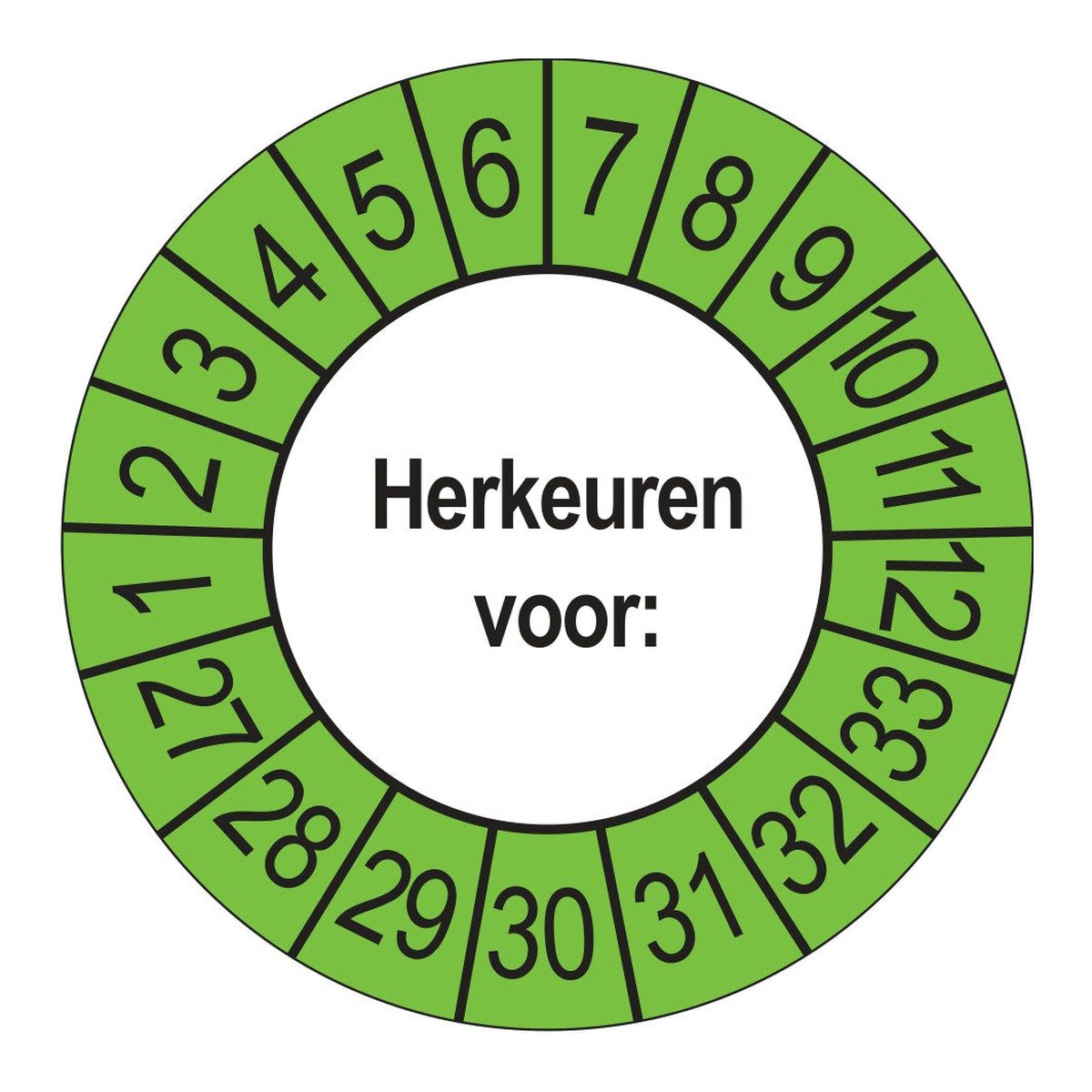Keuringsstickers Herkeuren voor 2027