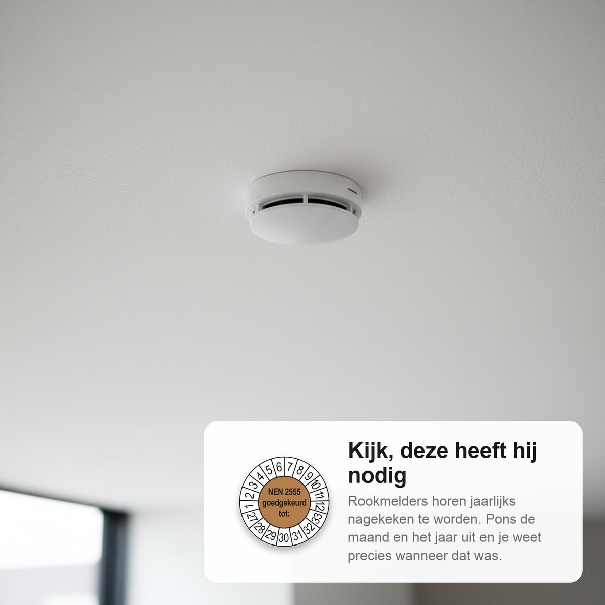 Keuringsstickers NEN 2555 Goedgekeurd tot 2027 in gebruik