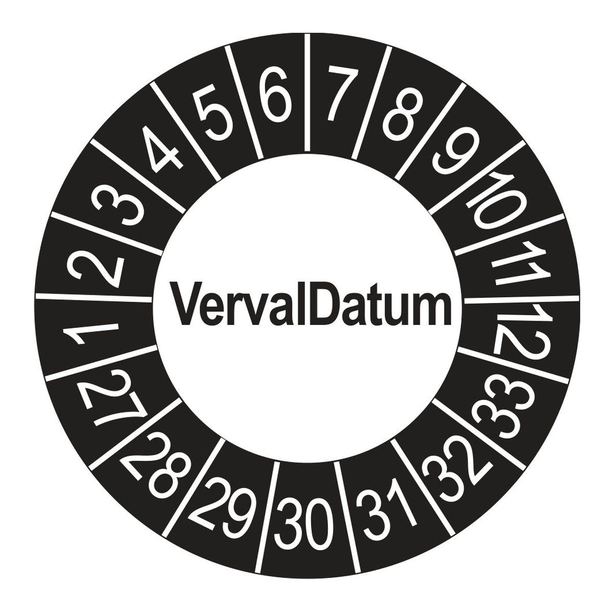 Keuringsstickers Vervaldatum 2027