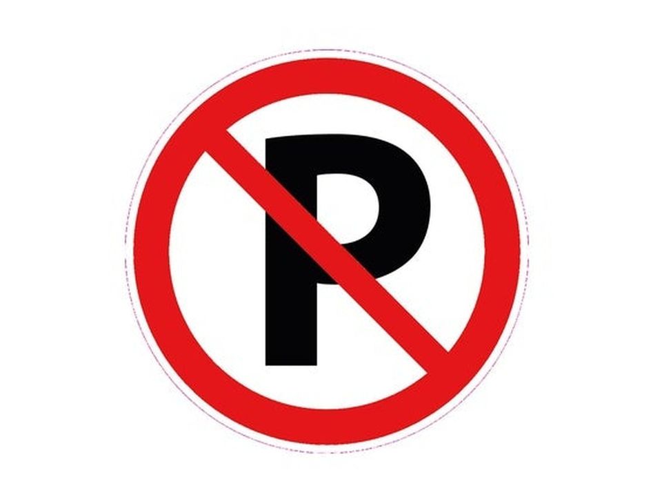 Niet Parkeren Sticker