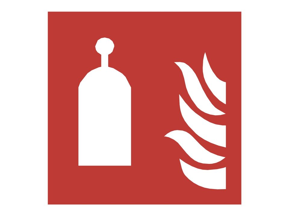 Op afstand bestuurbare unit sticker, ISO 7010, F014