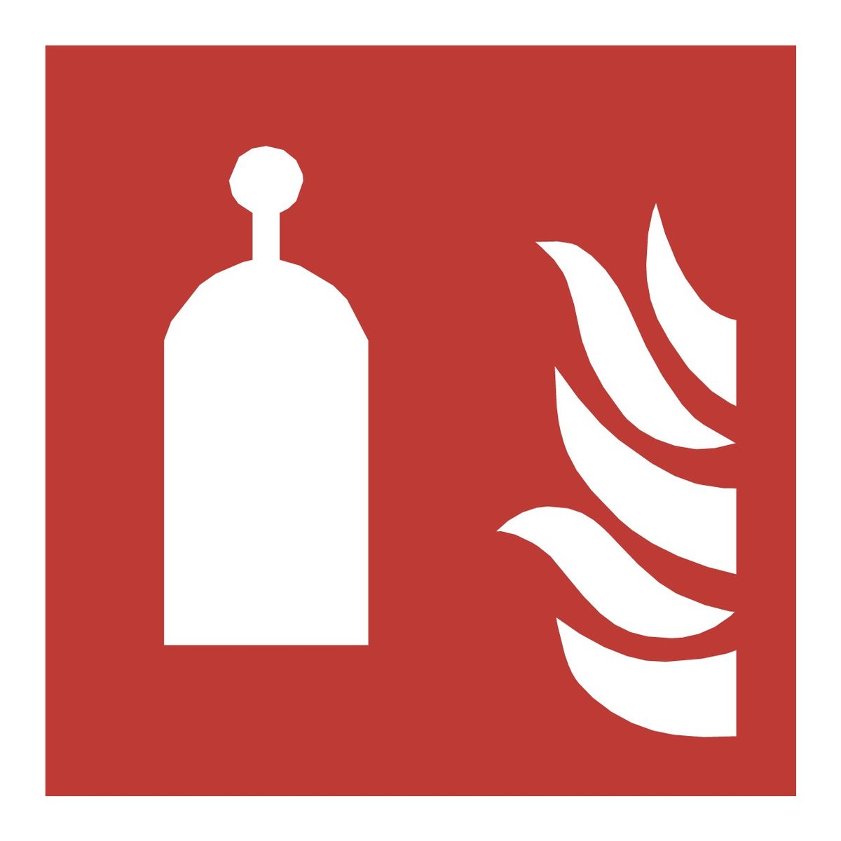 Op afstand bestuurbare unit sticker, ISO 7010, F014 (ISO 7010 F014)