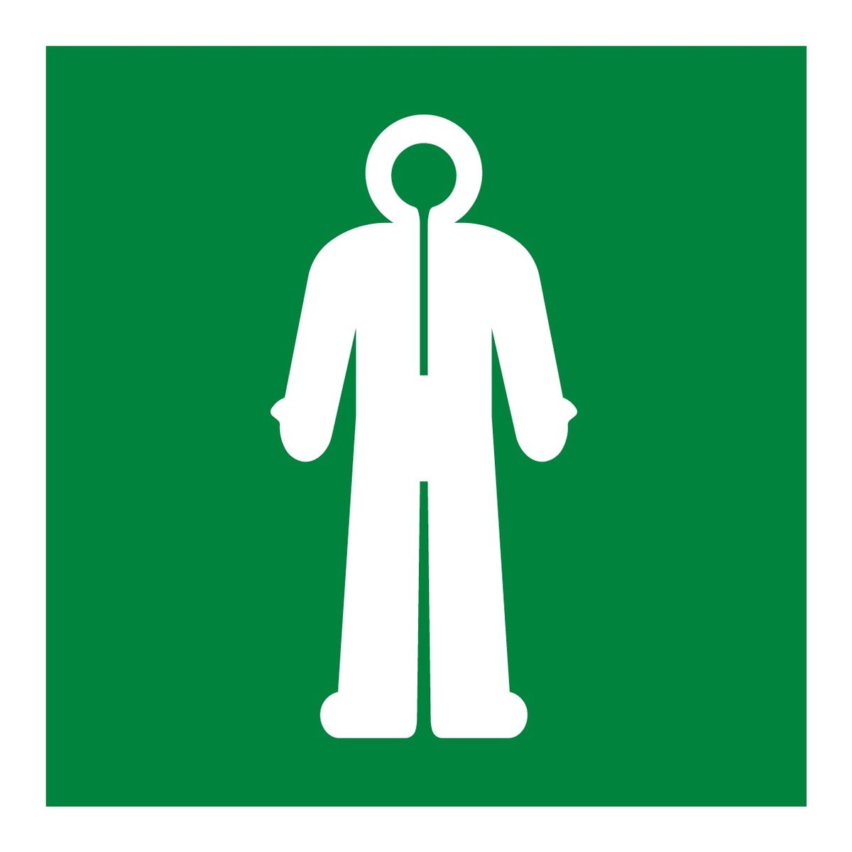 Overlevingspak sticker (ISO 7010 E056)