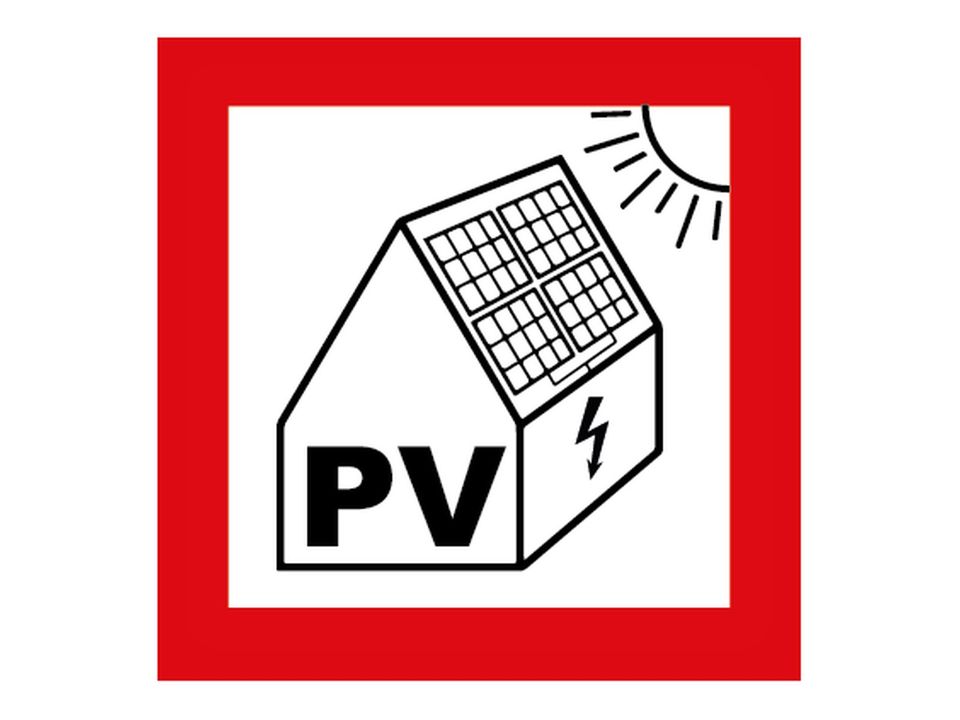 PV sticker vierkant NEN 1010