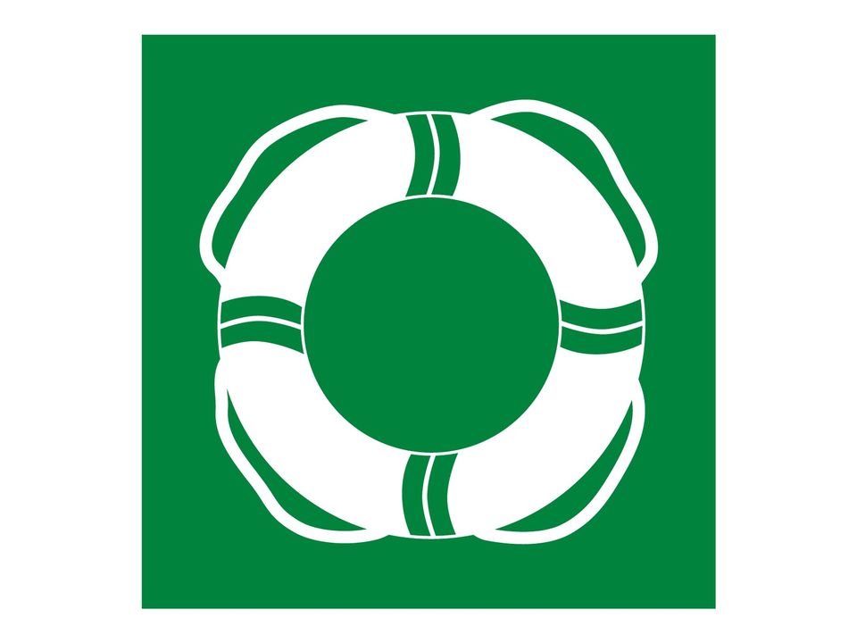 Reddingsboei sticker