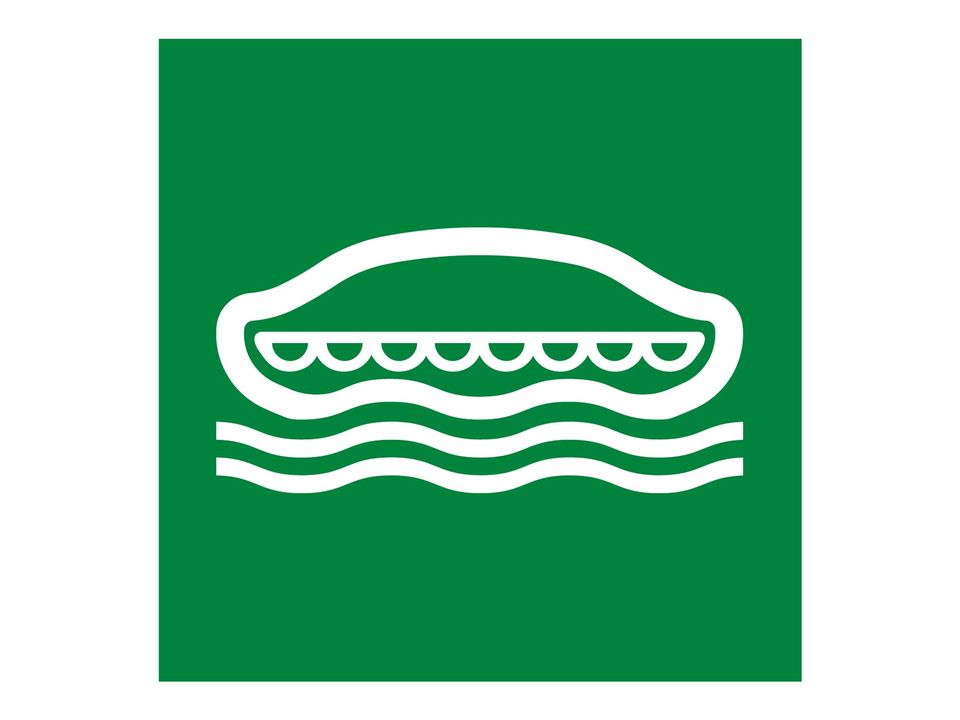Reddingsboot sticker