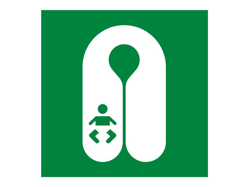 Reddingsvest baby sticker
