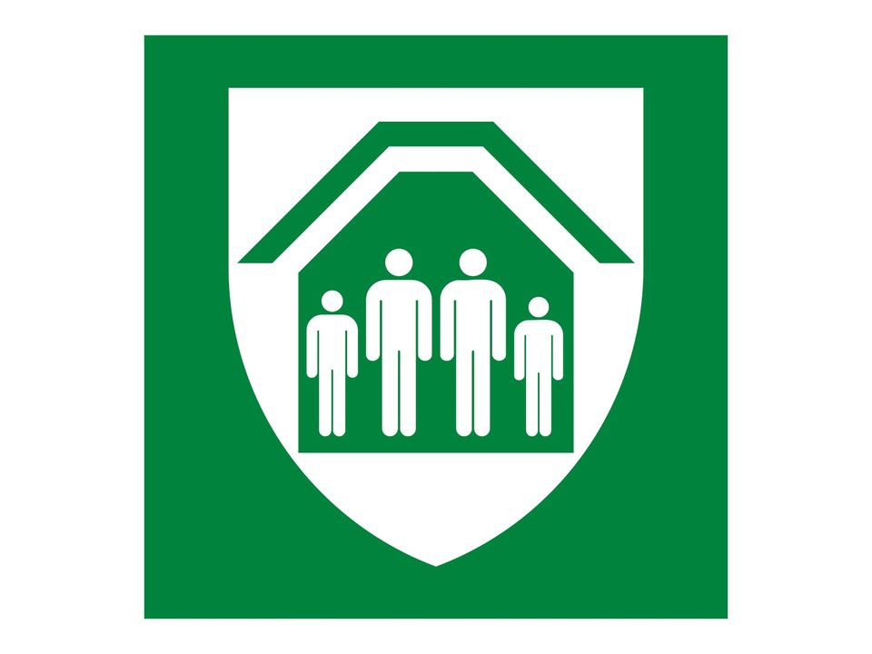 Schuilplaats sticker