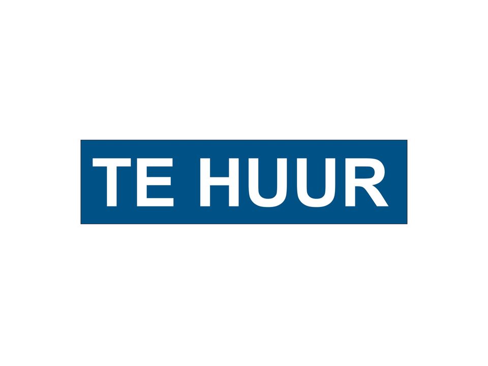 Te Huur sticker
