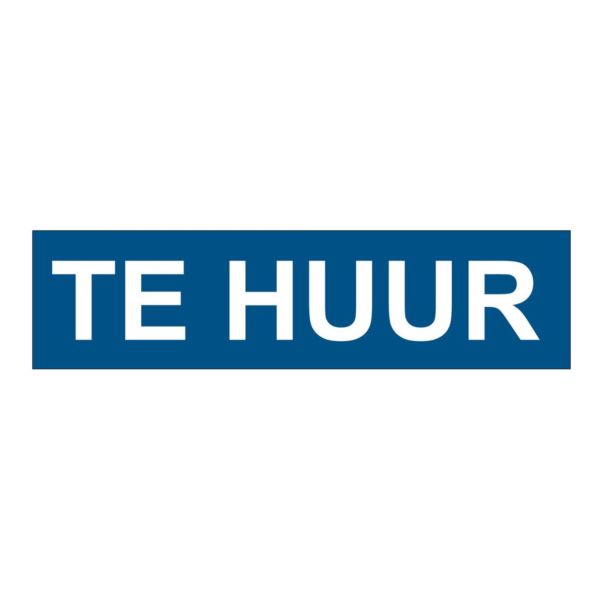 Te Huur sticker