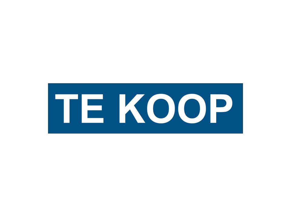 Te Koop sticker
