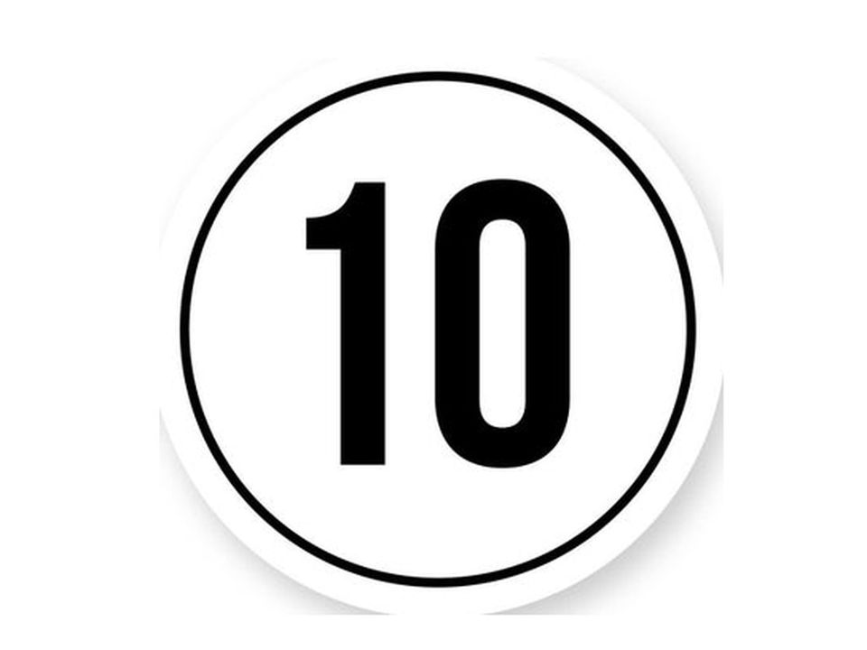 Tempo 10 sticker