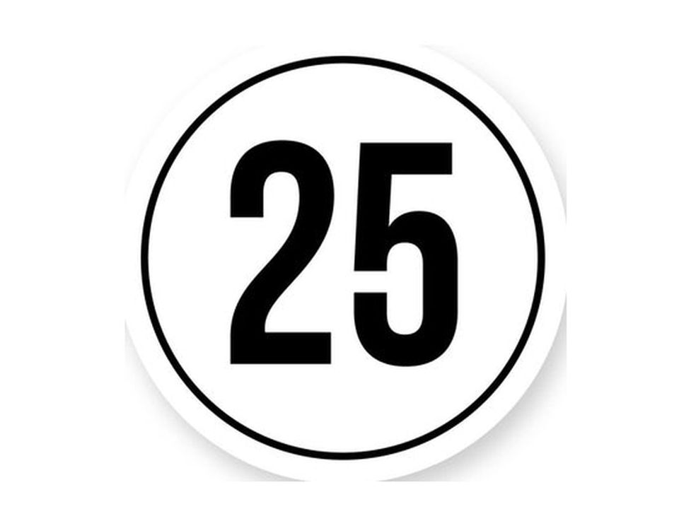 Tempo 25 sticker