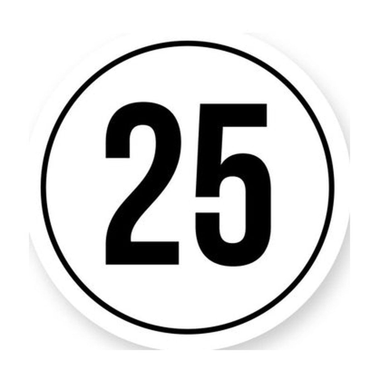 Tempo 25 sticker