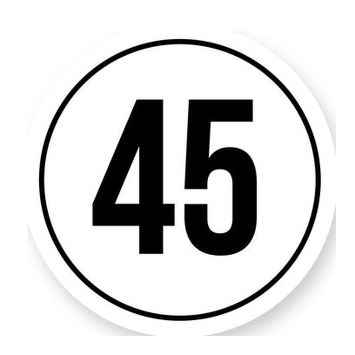 Tempo 45 sticker