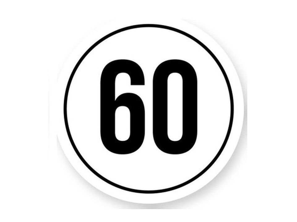 Tempo 60 sticker
