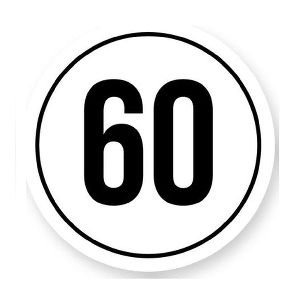 Tempo 60 sticker