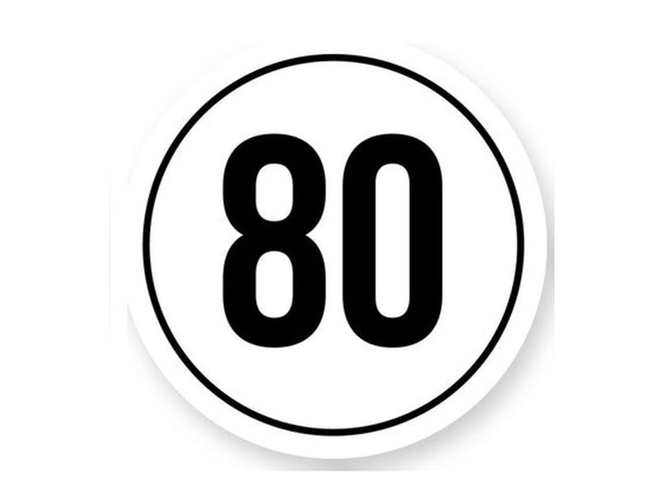 Tempo 80 sticker