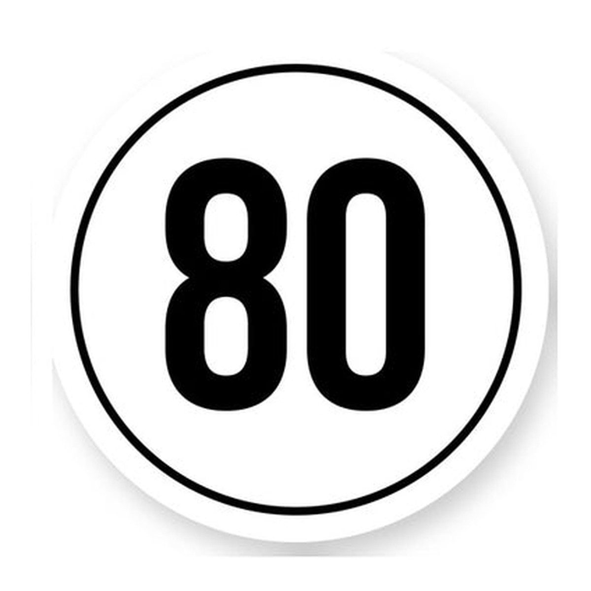 Tempo 80 sticker