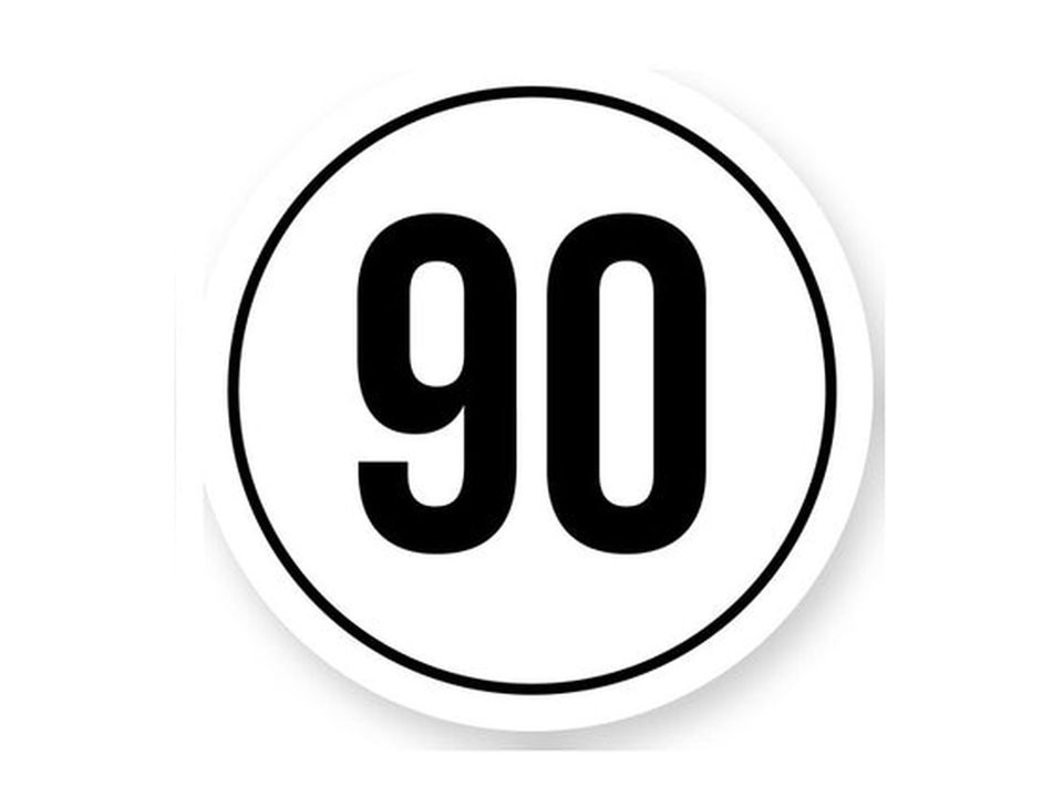 Tempo 90 sticker