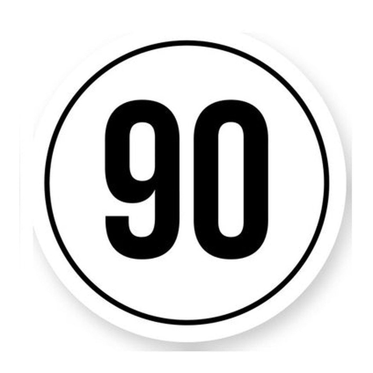 Tempo 90 sticker