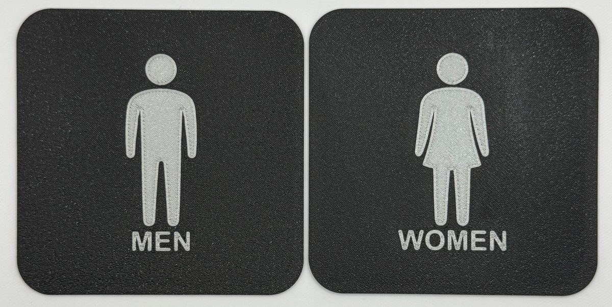 Toilet bordjes