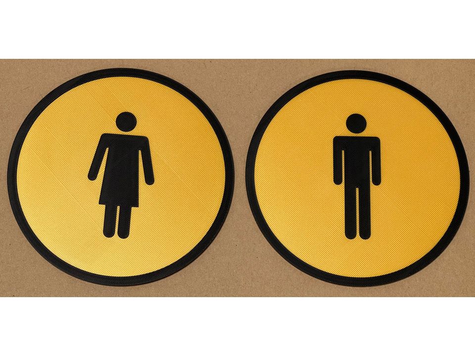 Toilet bordjes, foto 4