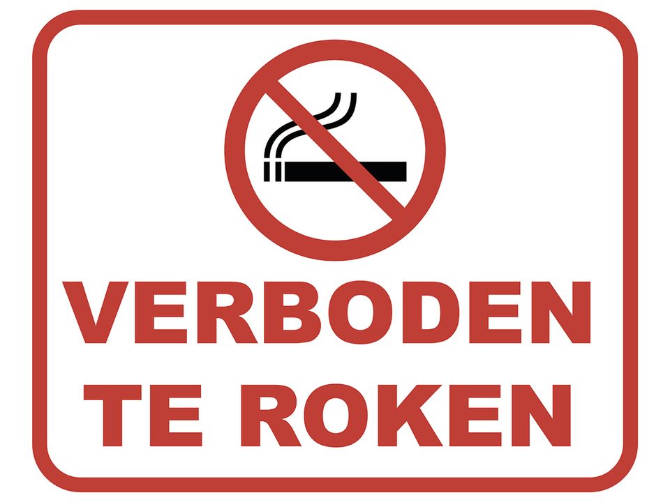 Verboden te Roken Sticker, foto 2