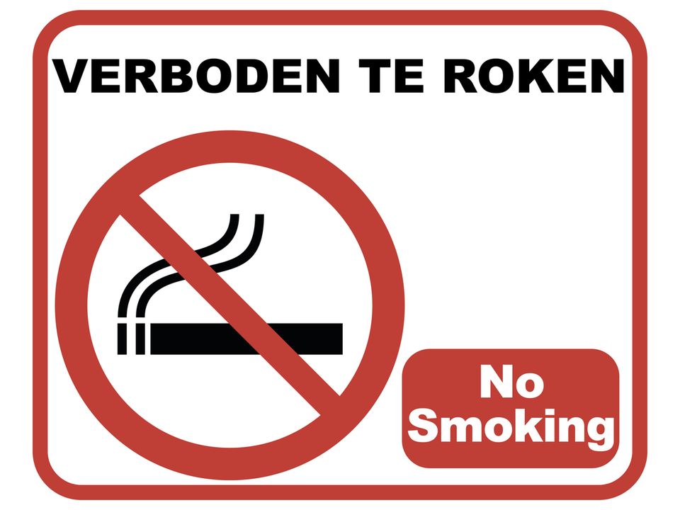 Verboden te Roken Sticker, foto 3