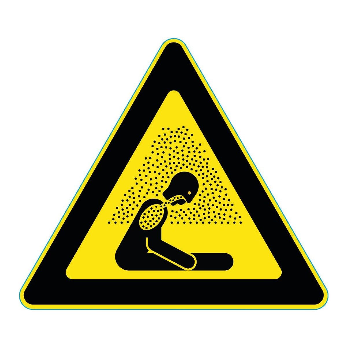 Waarschuwingssticker verstikkingsgevaar (ISO 7010 W041)