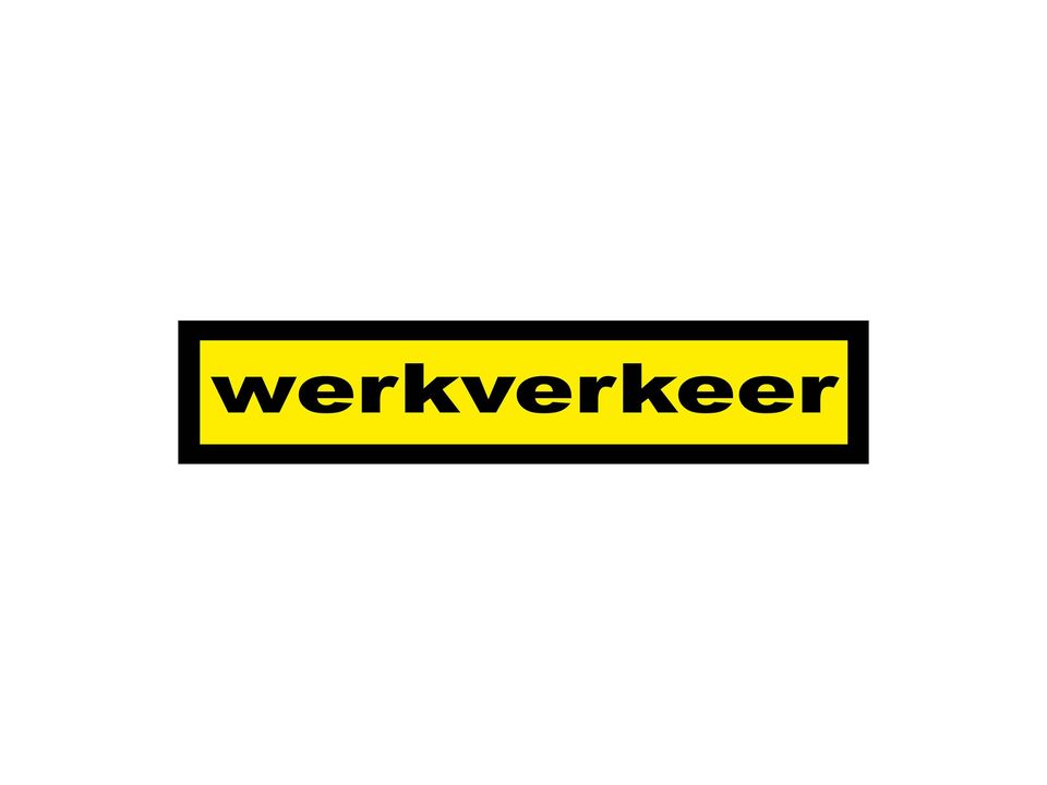 Werkverkeer sticker